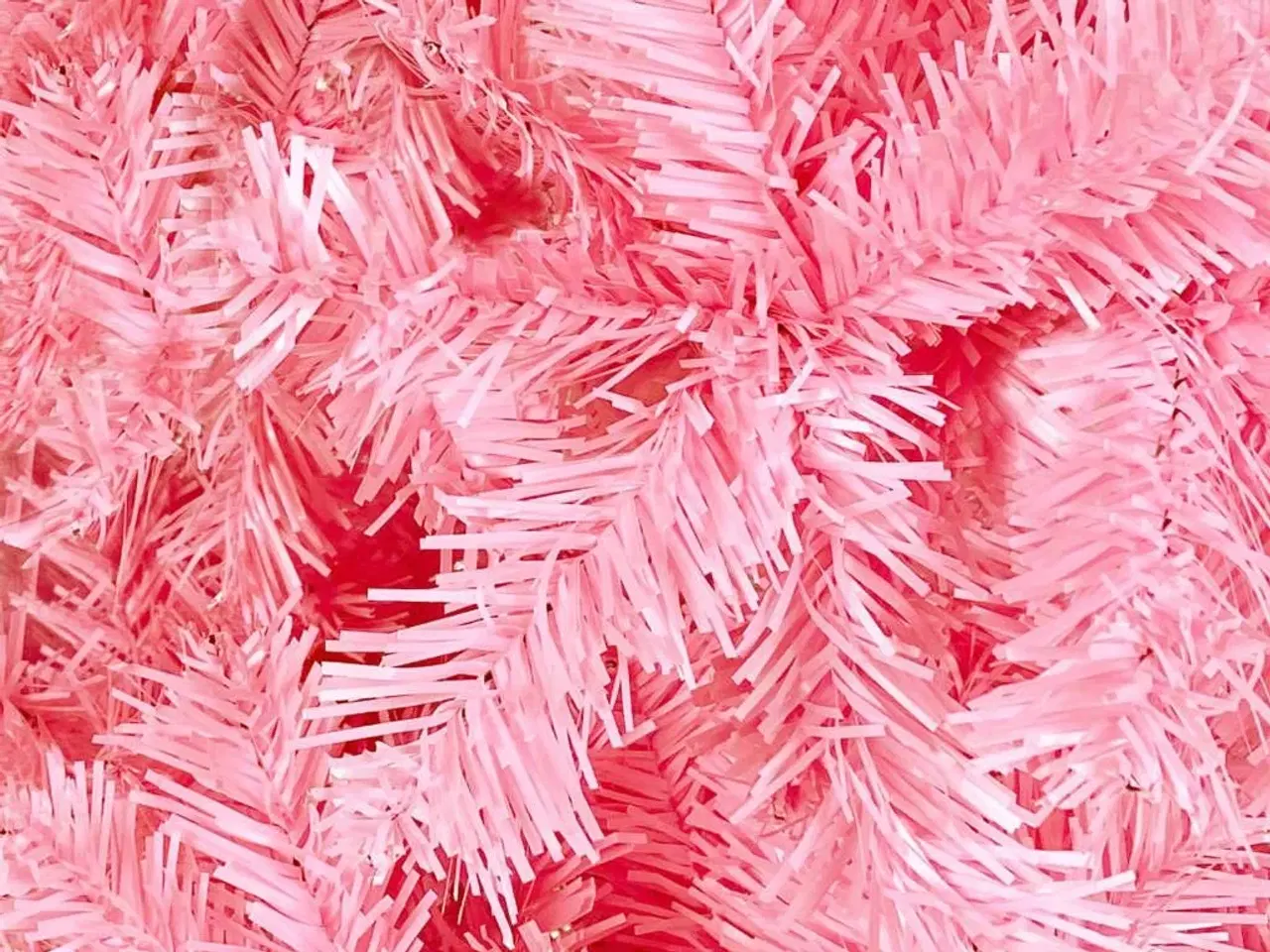 Billede 4 - Smalt juletræ 180 cm lyserød