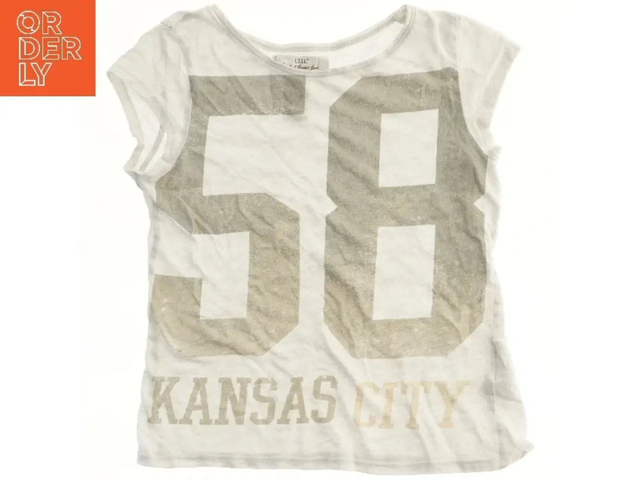 Billede 2 - T-shirt med tryk fra Logg (str. 134)