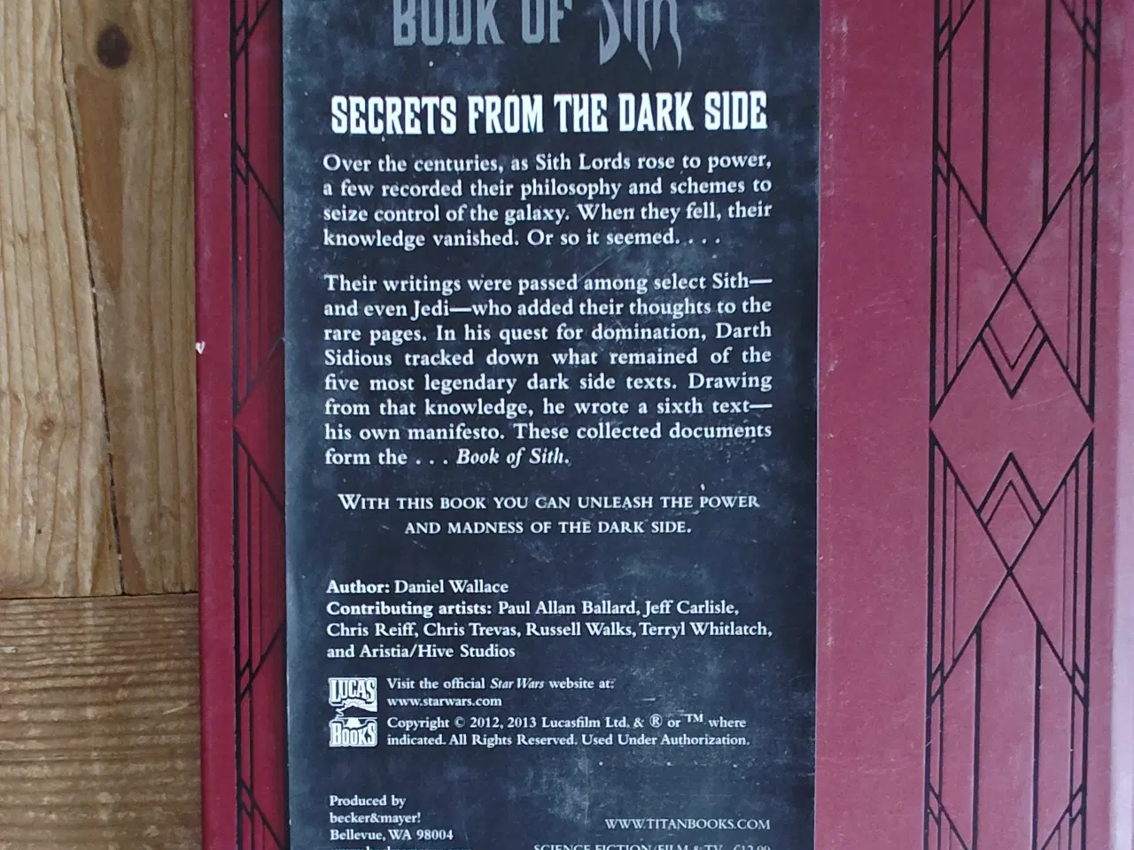 Billede 2 - Star Wars Book of Sith Bog