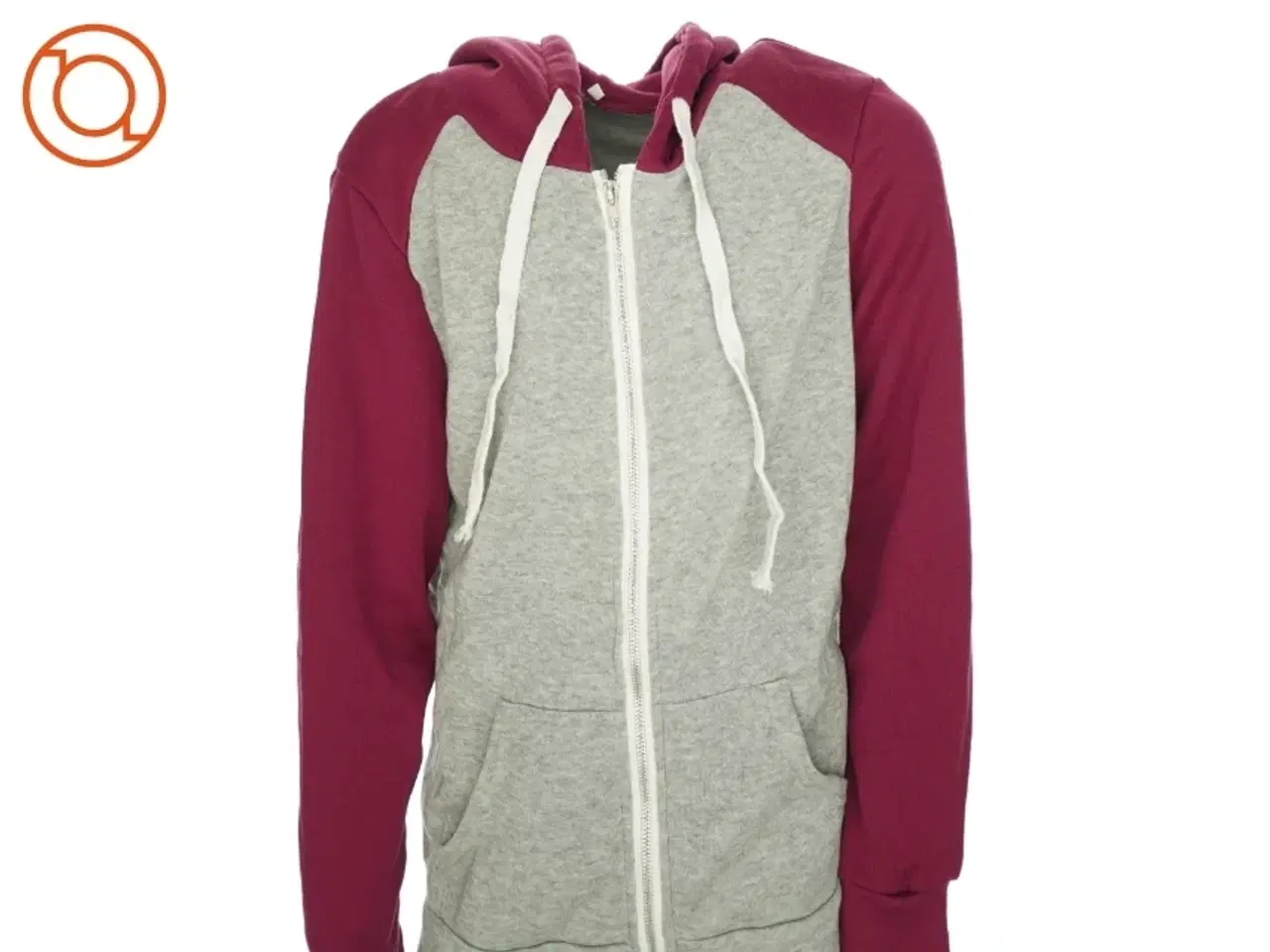 Billede 1 - Hættetrøje med lynlås og lommer (str. XL)