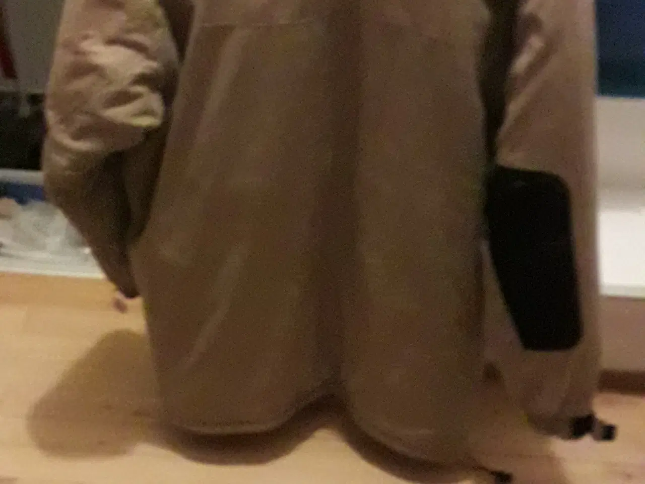 Billede 3 - Herre frakke  3/4 lysebrun 