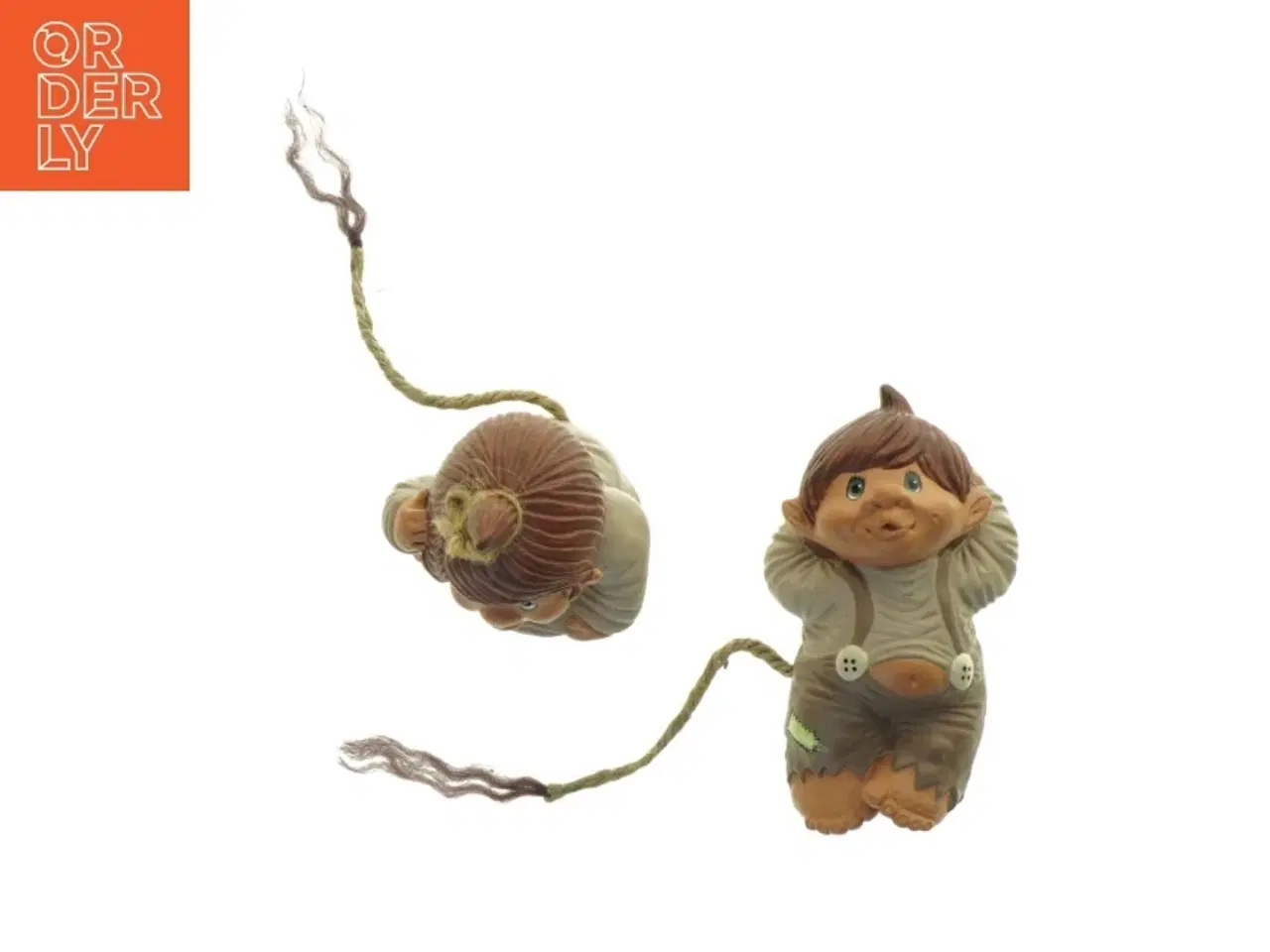 Billede 1 - Troldefigurer, to stk. (str. 11 x 6 cm)