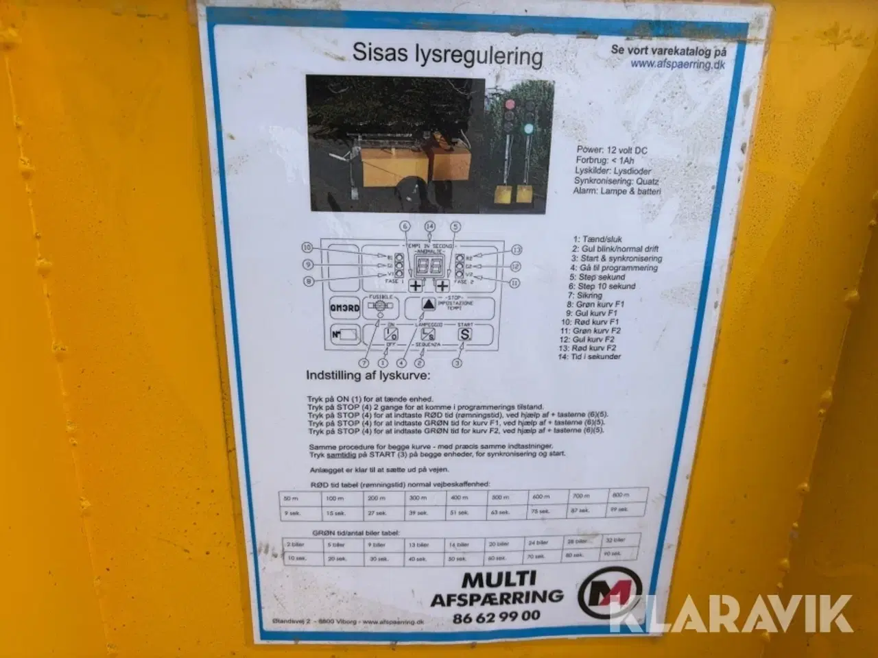 Billede 7 - Lysreguleringer Multi Afspærring MA Sisas 2 styk