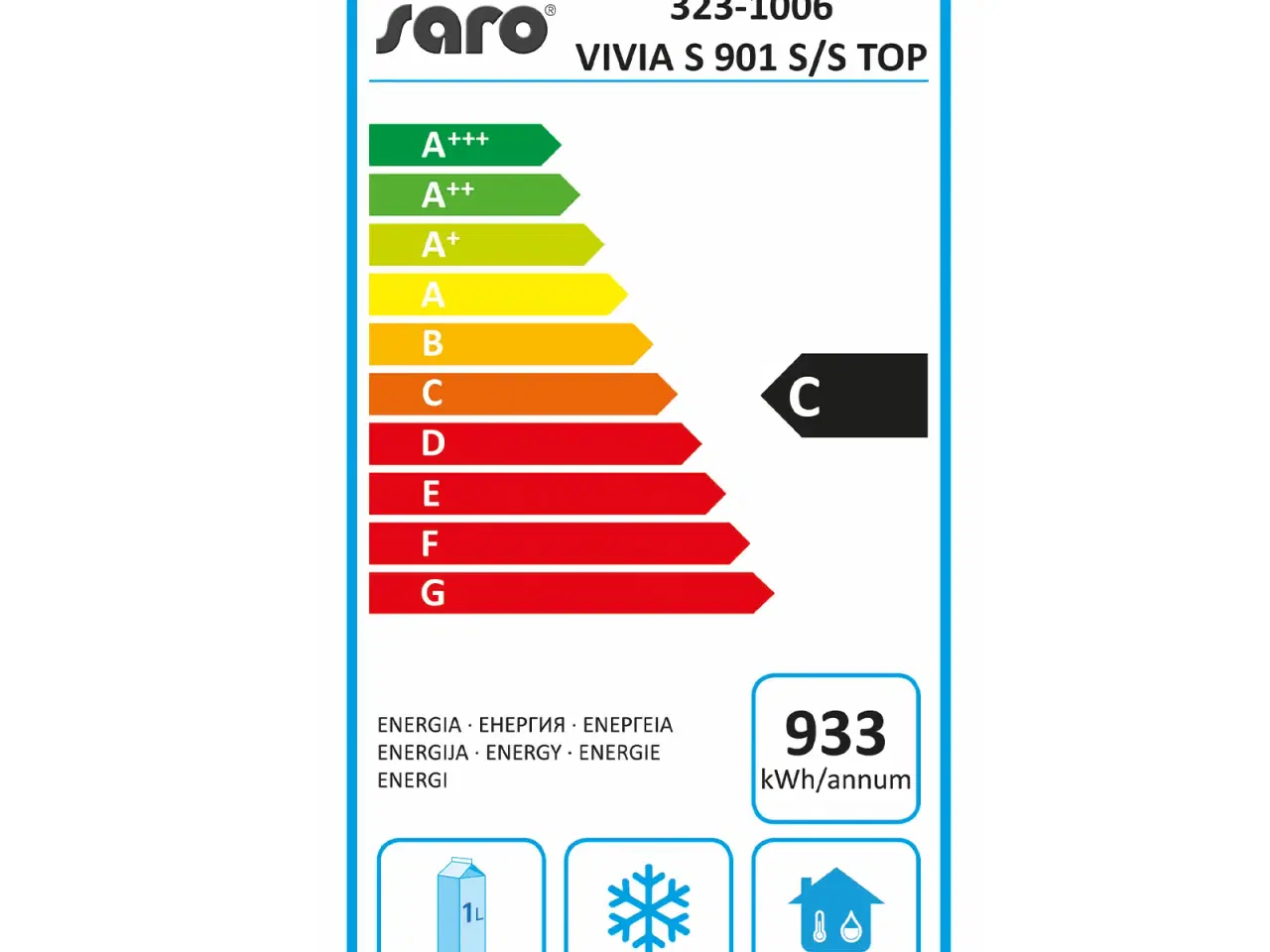 Billede 2 - Kølebord +2 / +8 °C – 297 liter