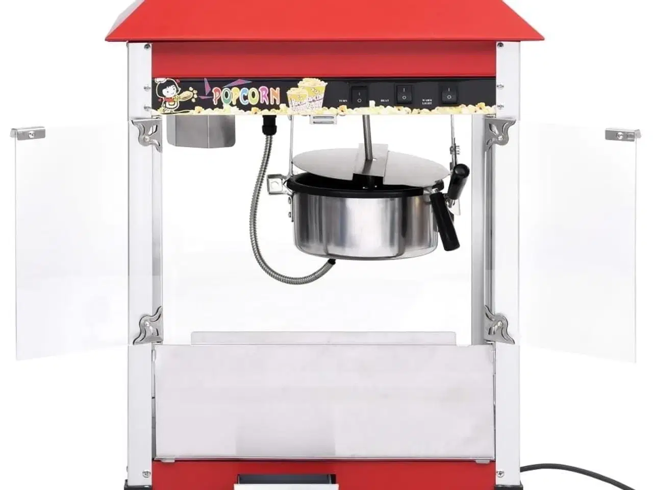 Billede 5 - Popcornmaskine med teflongryde 1400 W