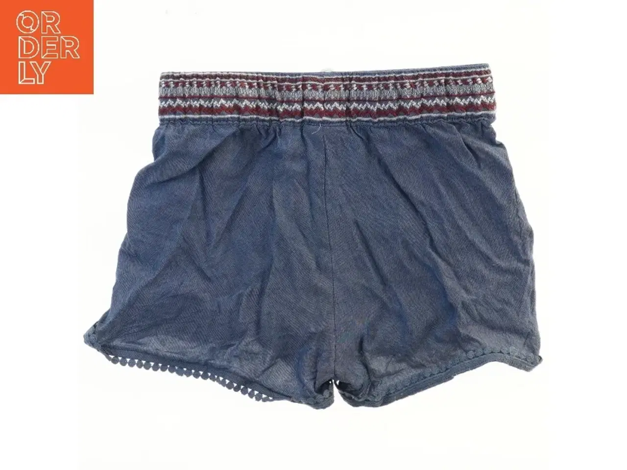 Billede 2 - Lupilu blå shorts med mønstret elastiktalje fra Lupilu (str. 110)