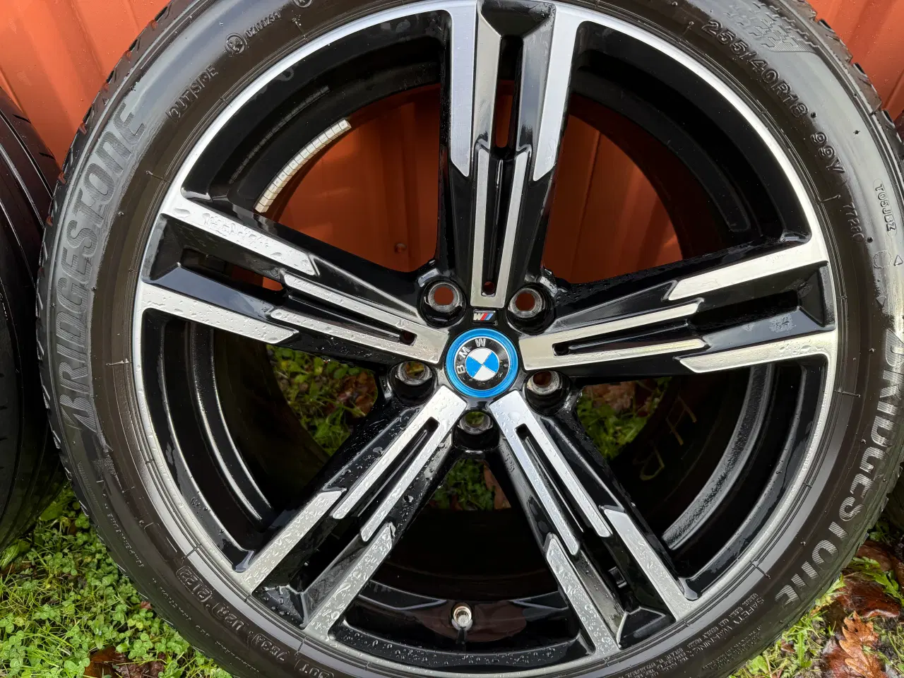 Billede 3 - Originale BMW alufælge med bridgestone dæk