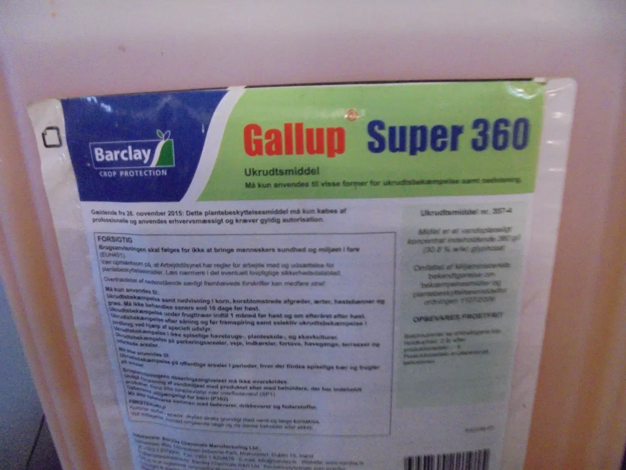 Billede 1 - Ukrudsmiddel Gallup Super 360