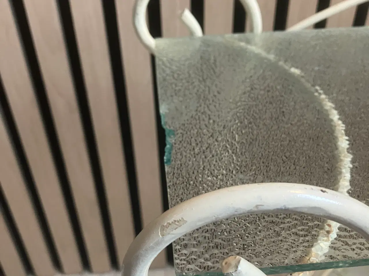 Billede 3 - Hvidt Gammel blomsterbord i smedejern