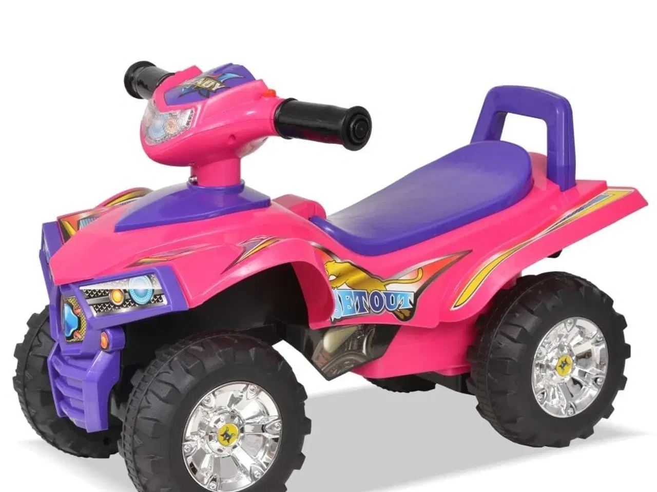 Billede 3 - El-ATV til børn med lyd og lys lyserød og lilla