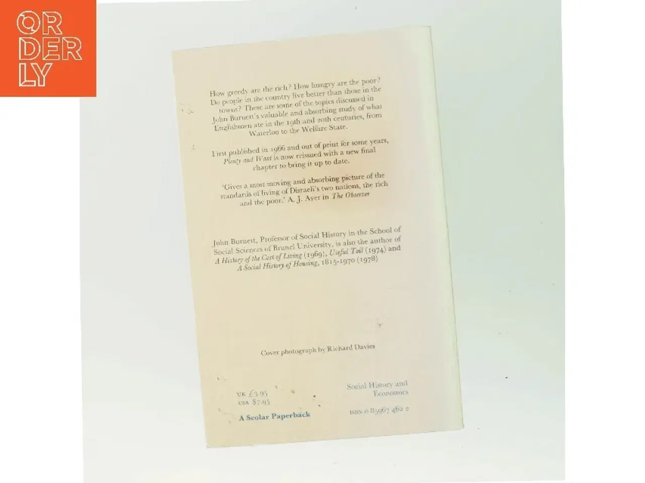 Billede 3 - Plenty & Want af John Burnett (Bog)