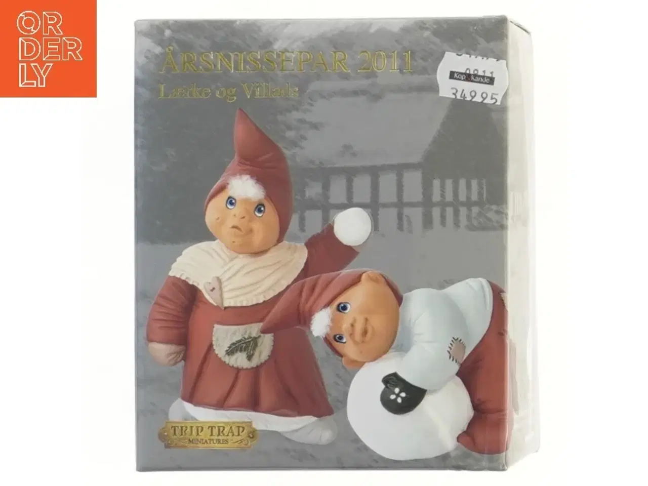 Billede 1 - Trip Trap nisser 2011 Lærke og Villads (str. 13,5 cm)