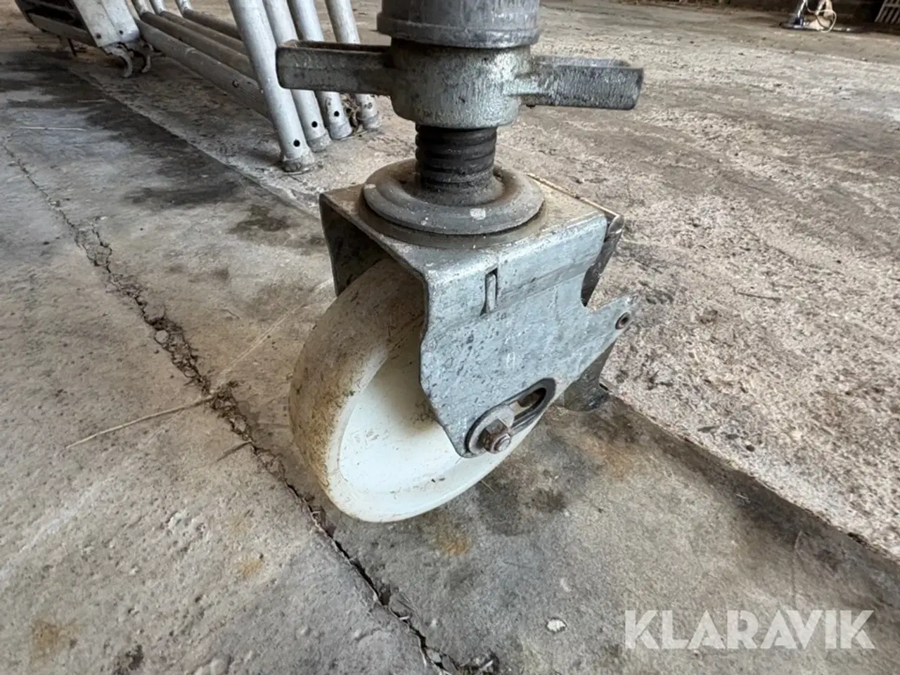 Billede 11 - Jumbo Stillads 3 sektioner med ruller