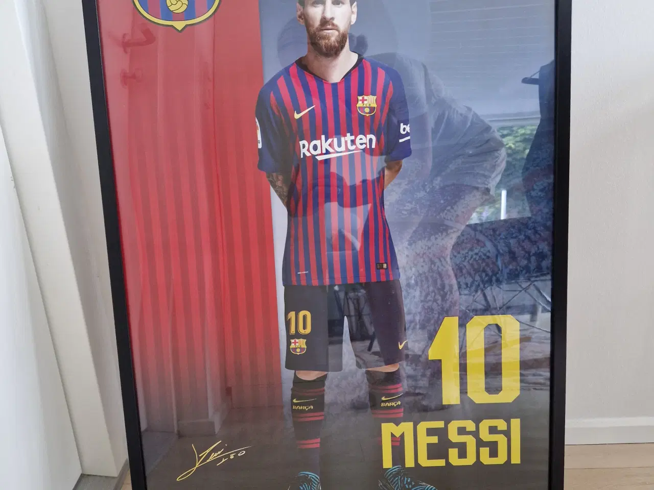 Billede 1 - Messi plakat I ramme