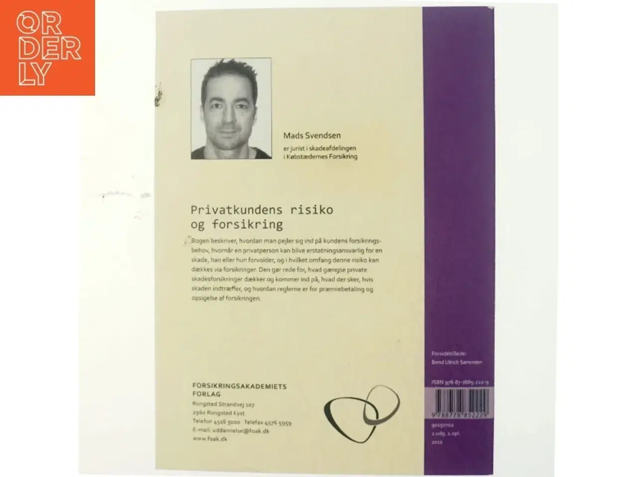 Billede 3 - Privatkundens risiko og forsikring af Mads Svendsen (f. 1973-06-14) (Bog)