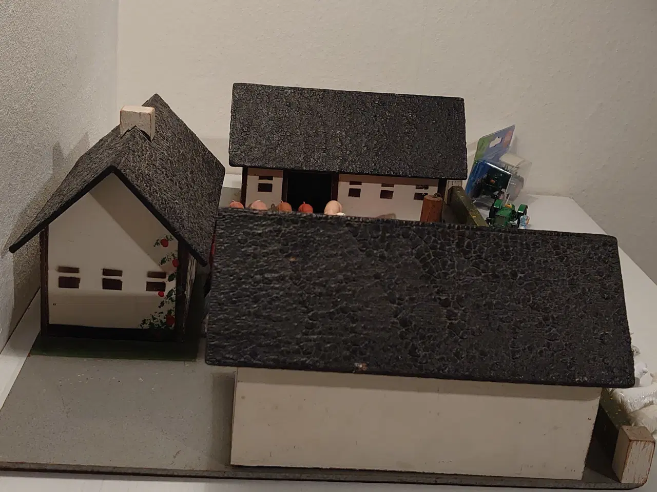 Billede 8 - Reisler træ bondegård+56 dele. Ca 1960