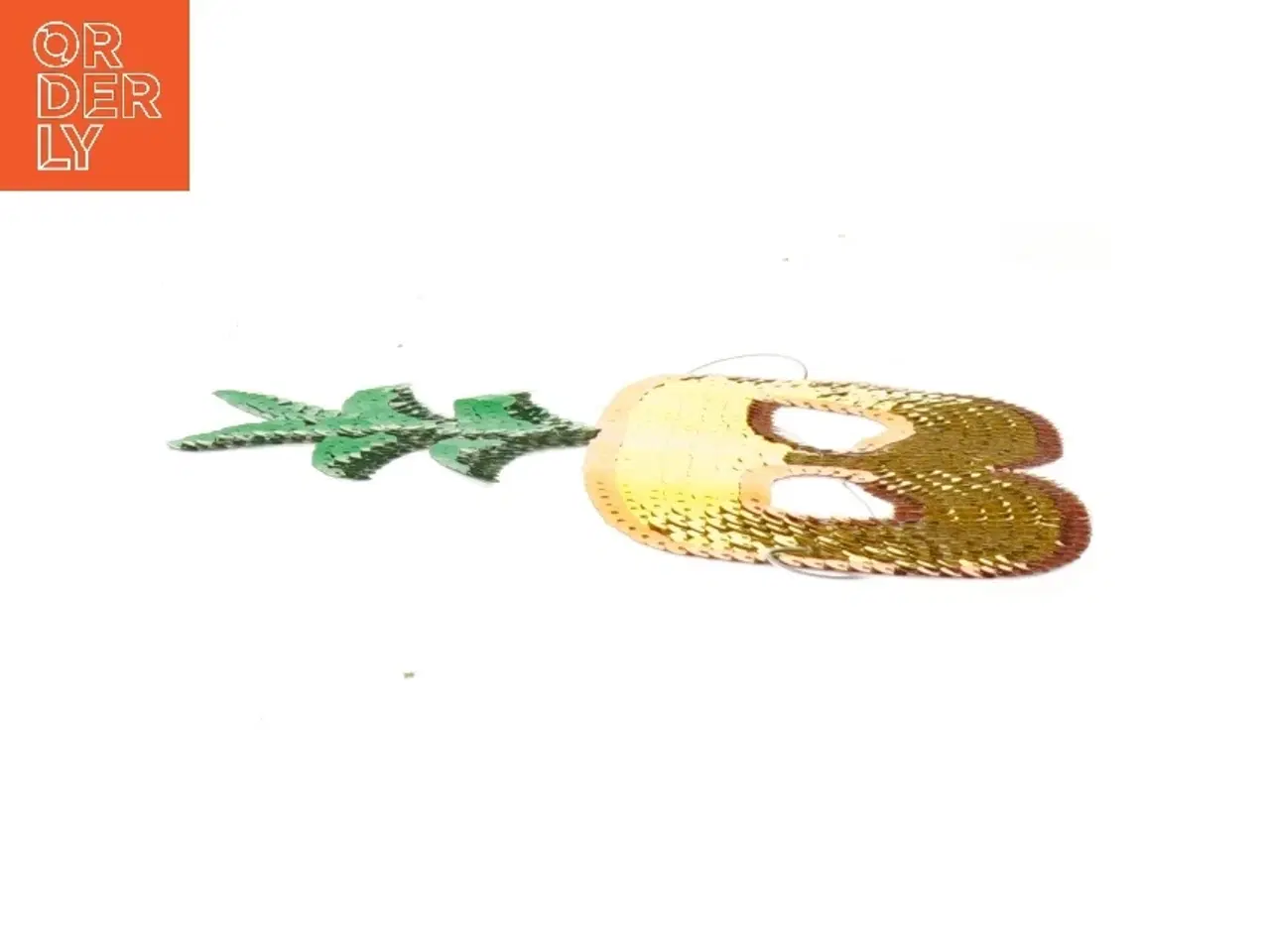 Billede 3 - Pineapple maske med pallietter (str. 20x18 cm)