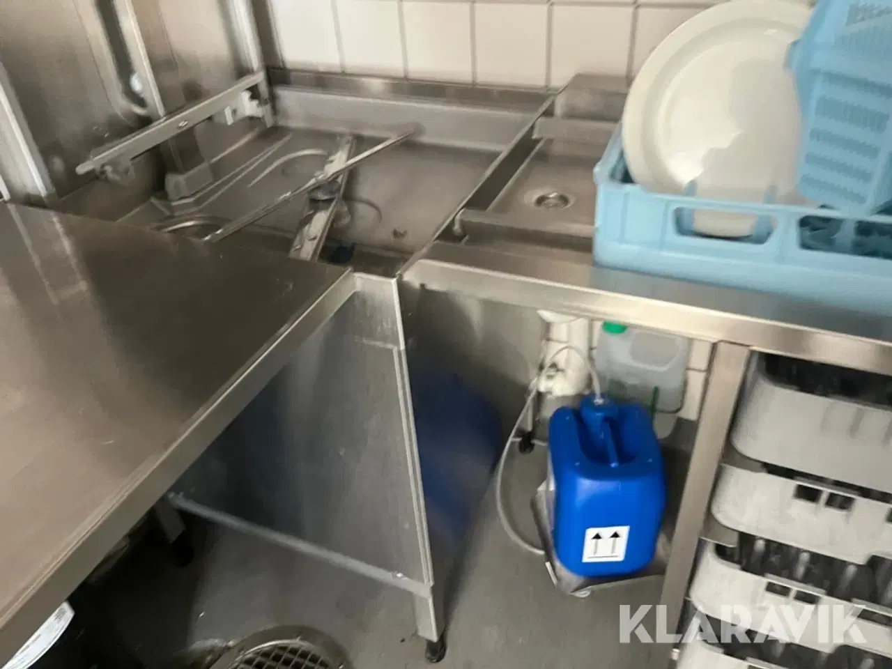 Billede 9 - Opvaskestation med udstyr Hobart
