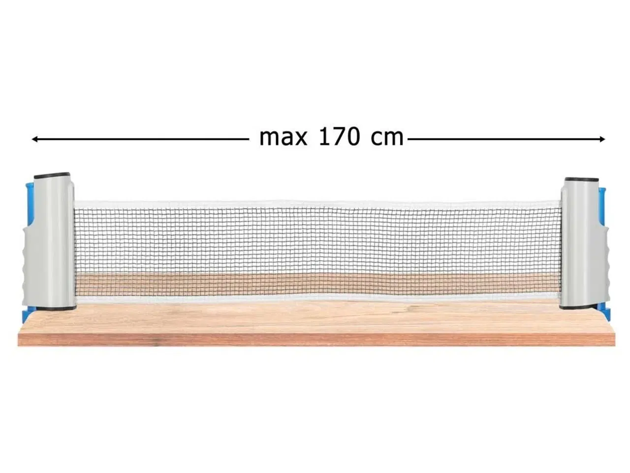 Billede 9 - Bordtennis sæt – net, 2 bat og 3 bolde (udtrækkeligt net)