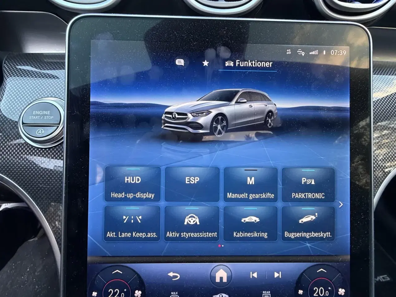 Billede 5 - Mercedes-Benz C220 d T 2,0 CDI  Mild hybrid AMG Line 9G-Tronic 200HK Stc Aut.