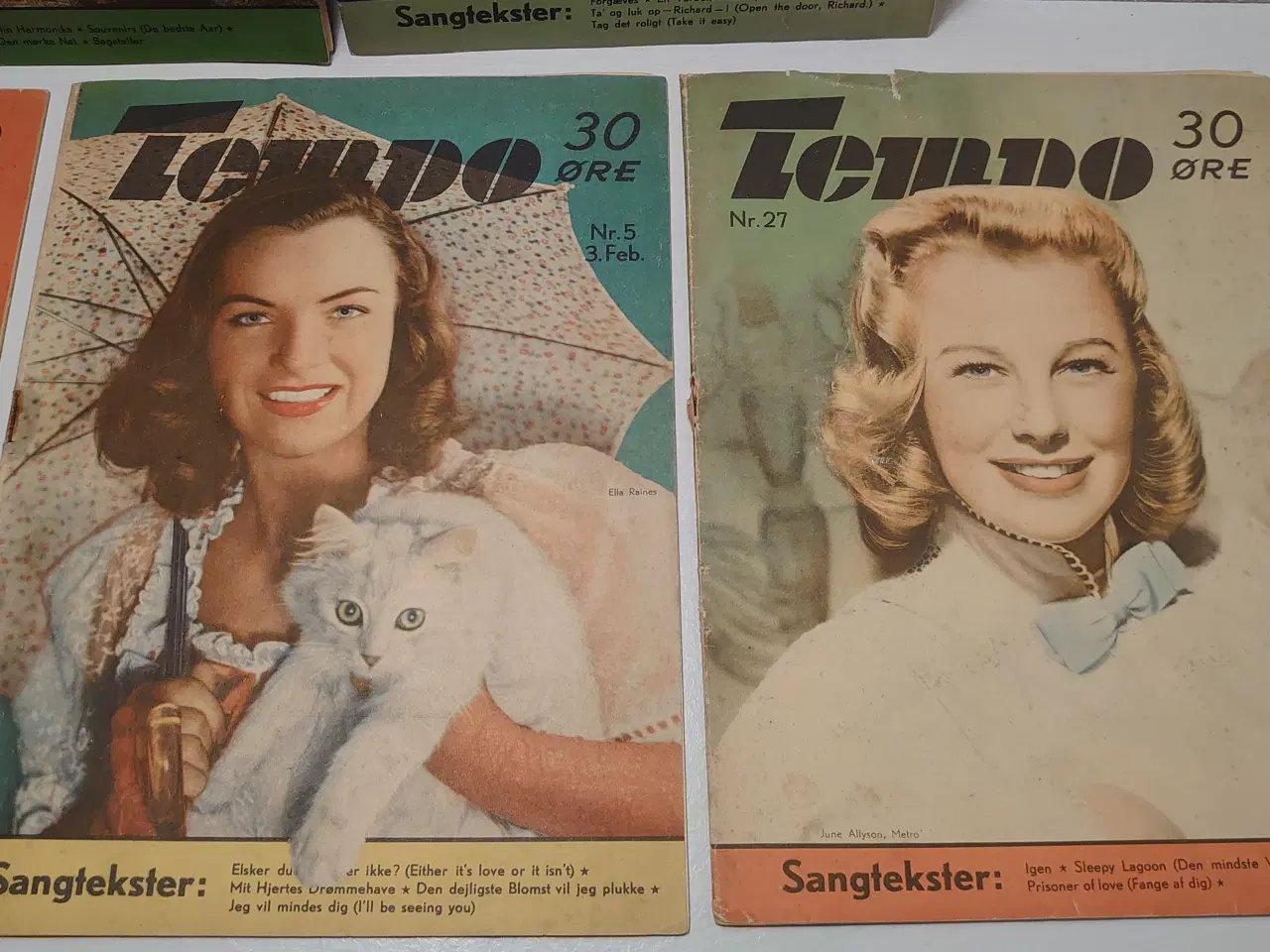 Billede 3 - 5 stk sjældne "Tempo" fra 1947 og 48