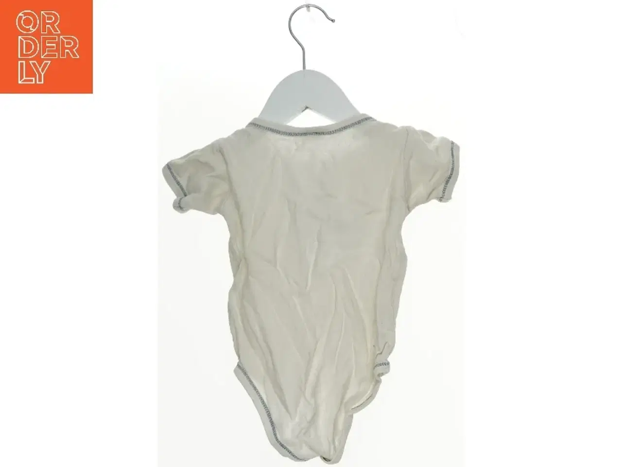 Billede 2 - Hvid bodystocking med blå bjørneudskrift (str.  70 )