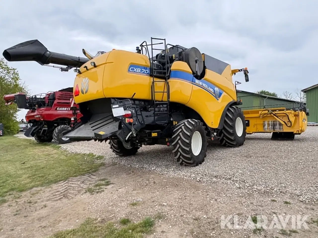 Billede 3 - Mejetærsker New Holland CX8.70 med New Holland skærebord