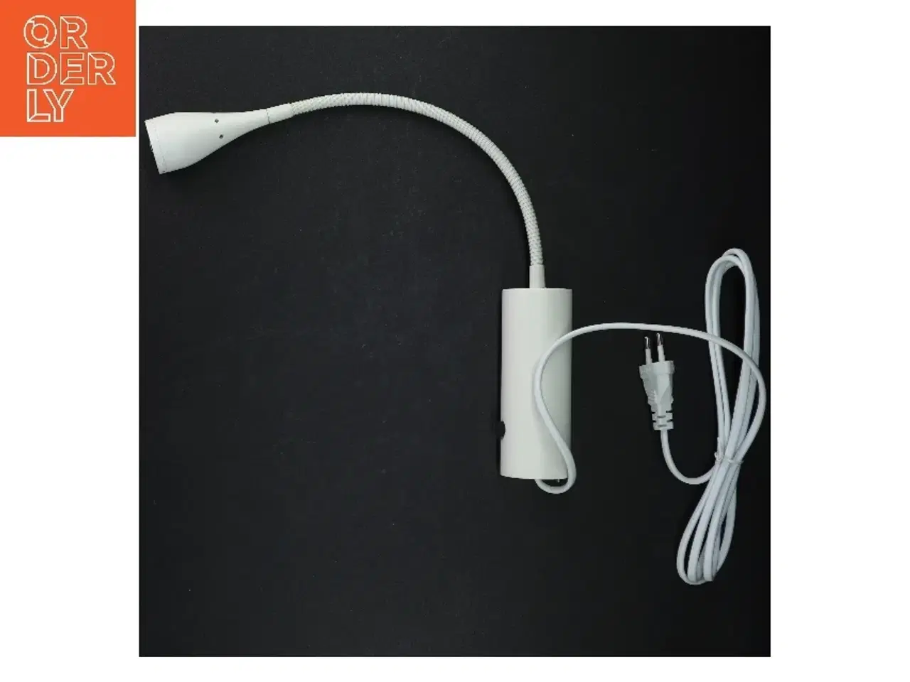 Billede 3 - Hvid væglampe med fleksibel arm