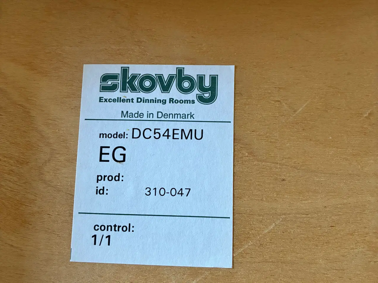Billede 2 - Skovby spisebordsstole, eg