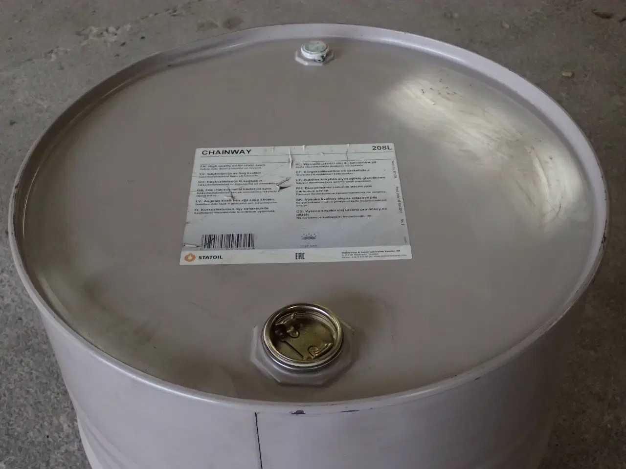 Billede 2 - Olietromle 205 liters Statoil.