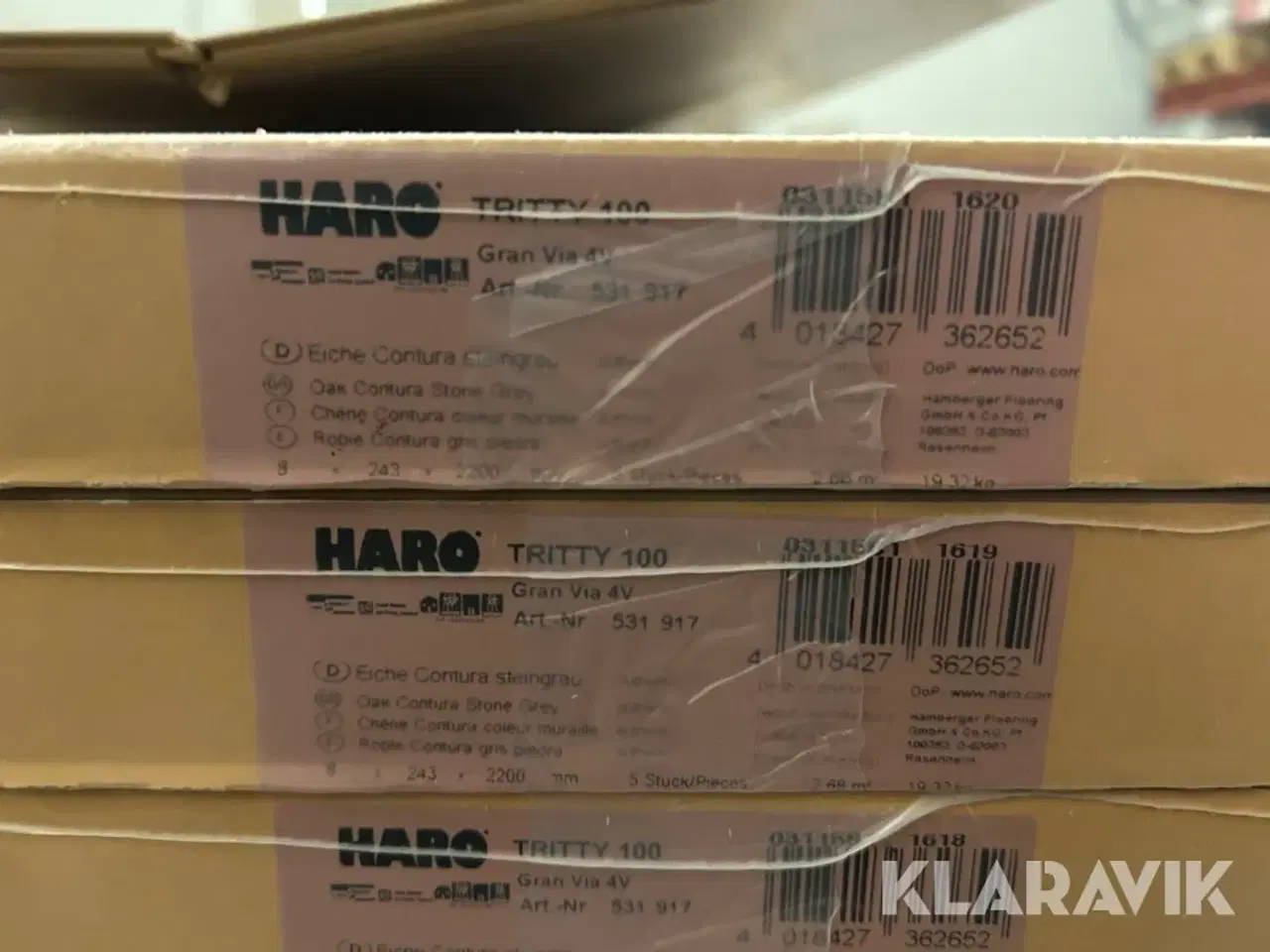 Billede 5 - Laminat gulv HARO Tritty 100 / oak contura Stone Grey 101 m2