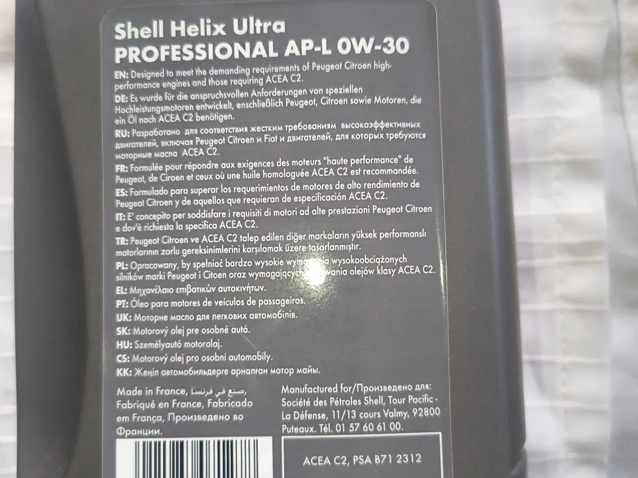 Billede 2 - Shell helix Ultra 0w30 