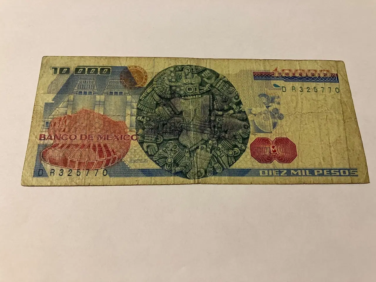 Billede 2 - 10000 Pesos Mexico - Bad condition