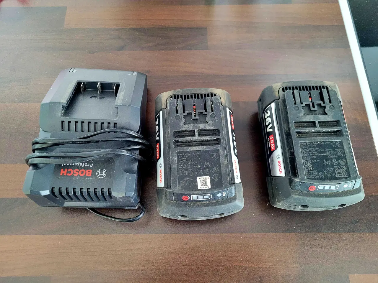 Billede 1 - 2 stk Bosch 36 volt 4.0ah batterier