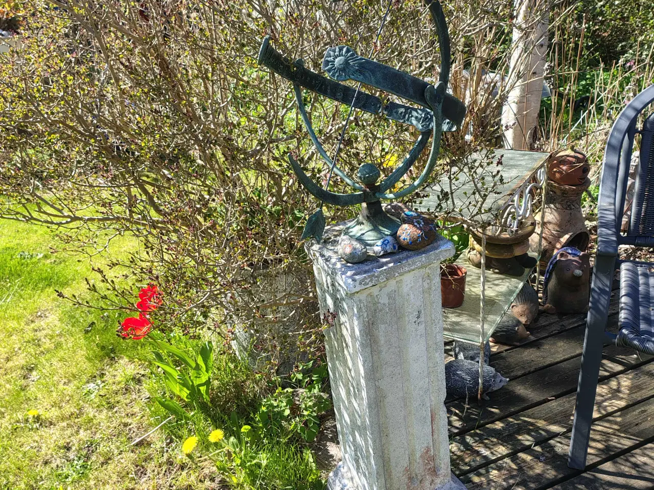 Billede 1 - Antik Solur PLUS Solur Sokkel