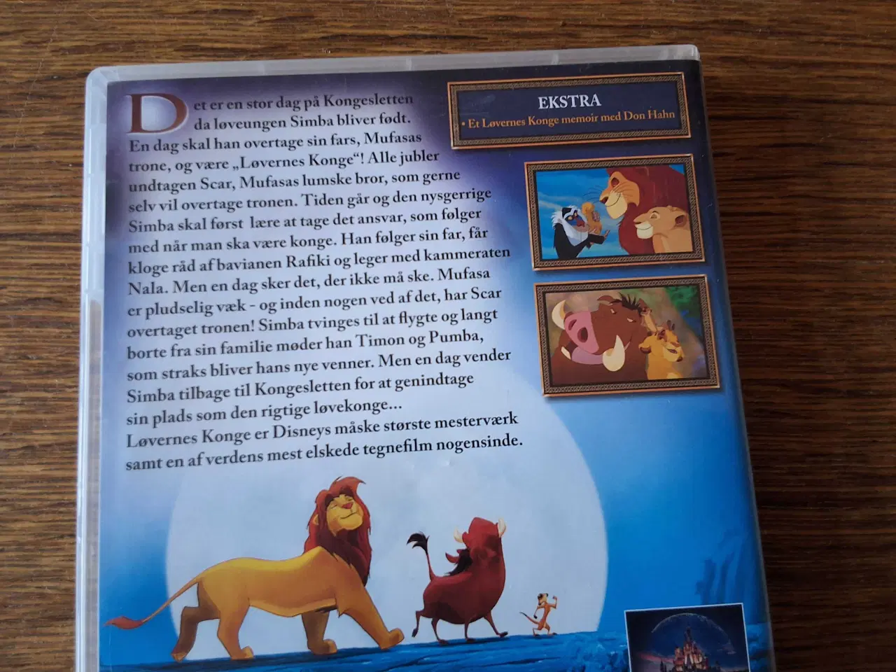 Billede 3 - WALT DISNEY: LØVERNES KONGE.  DVD-tegnefilm. 