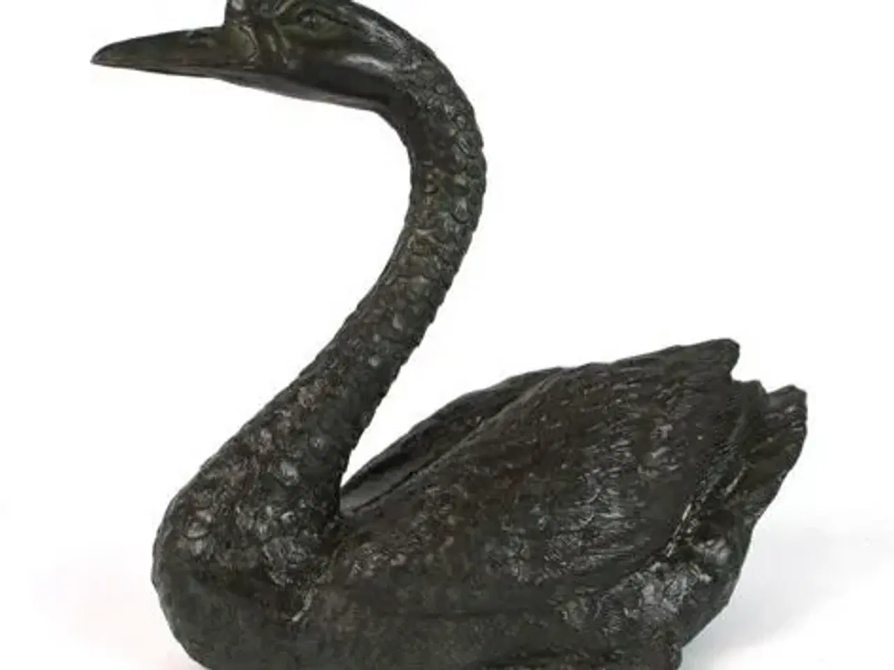 Billede 8 - Svane figuer i bronze.