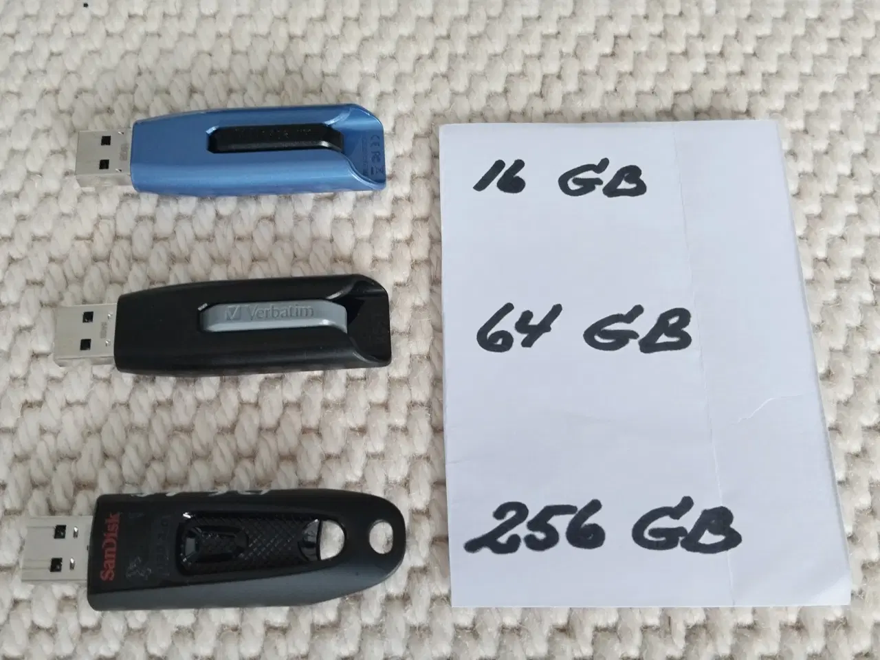 Billede 4 - Sandisk 3.0 usb stik 256 GB, Verbatim STORE N GO
