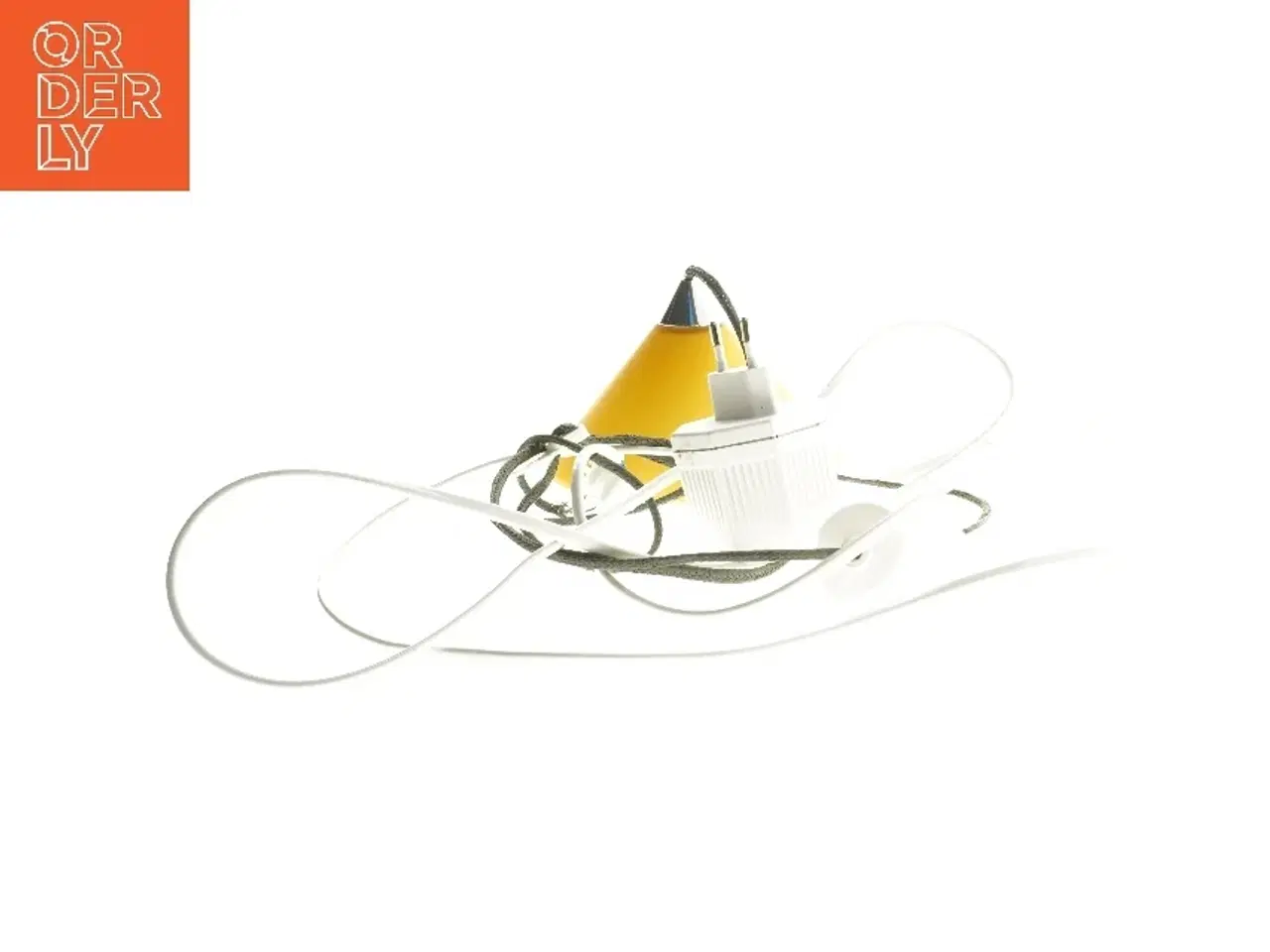 Billede 2 - Mini pendel gul lampe (str. Ø 14 cm)