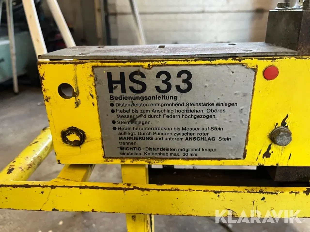 Billede 4 - Flisklipper/blokklipper HS 33