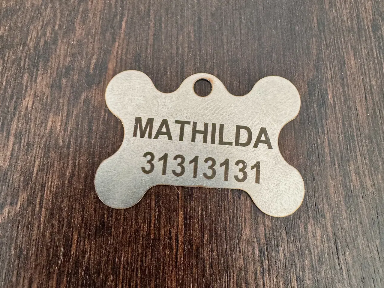 Billede 3 - Hundetegn i rustfri stål med valgfri gravering