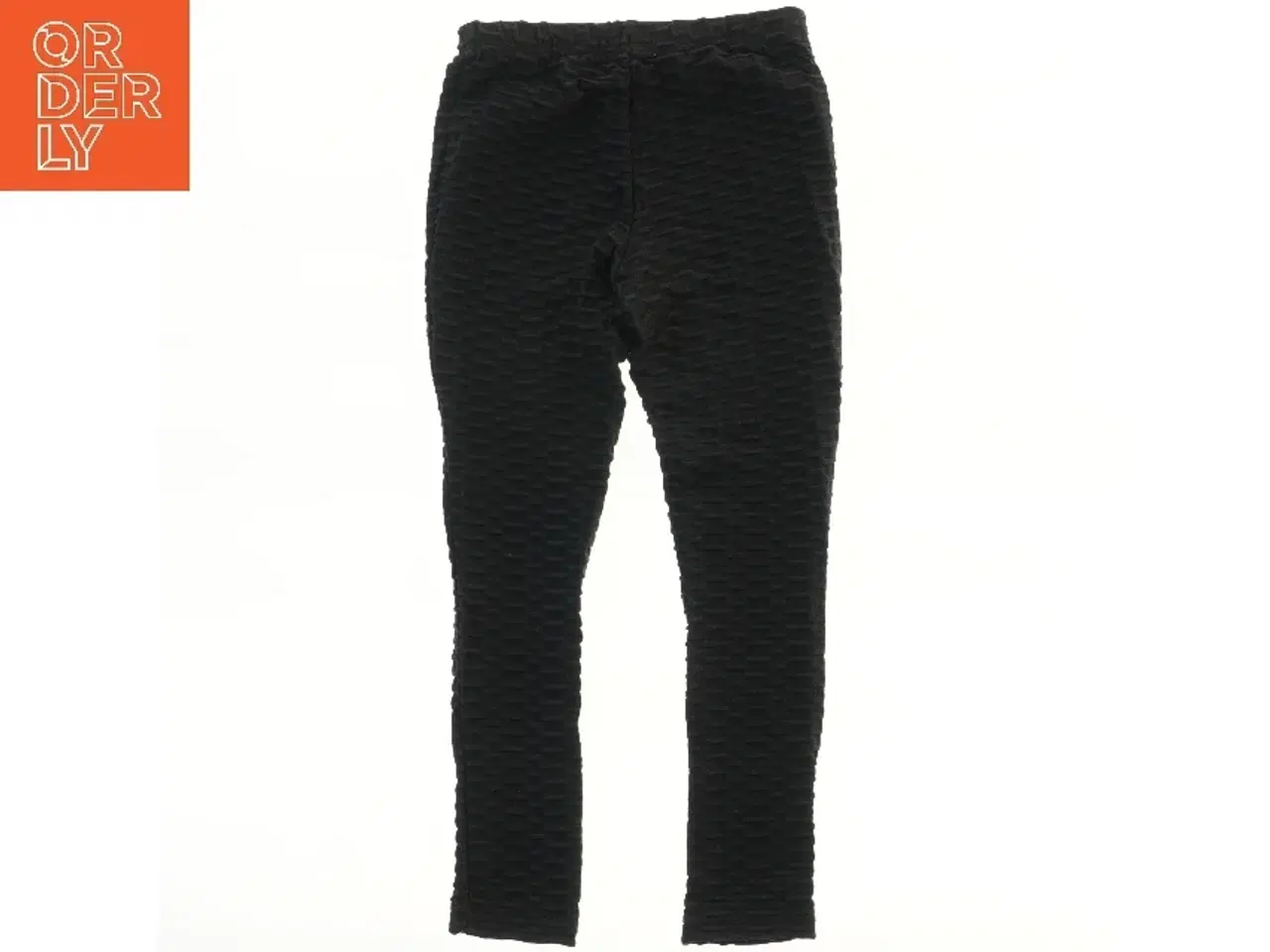 Billede 2 - Sort leggings med tekstur fra Name It (str. 116)