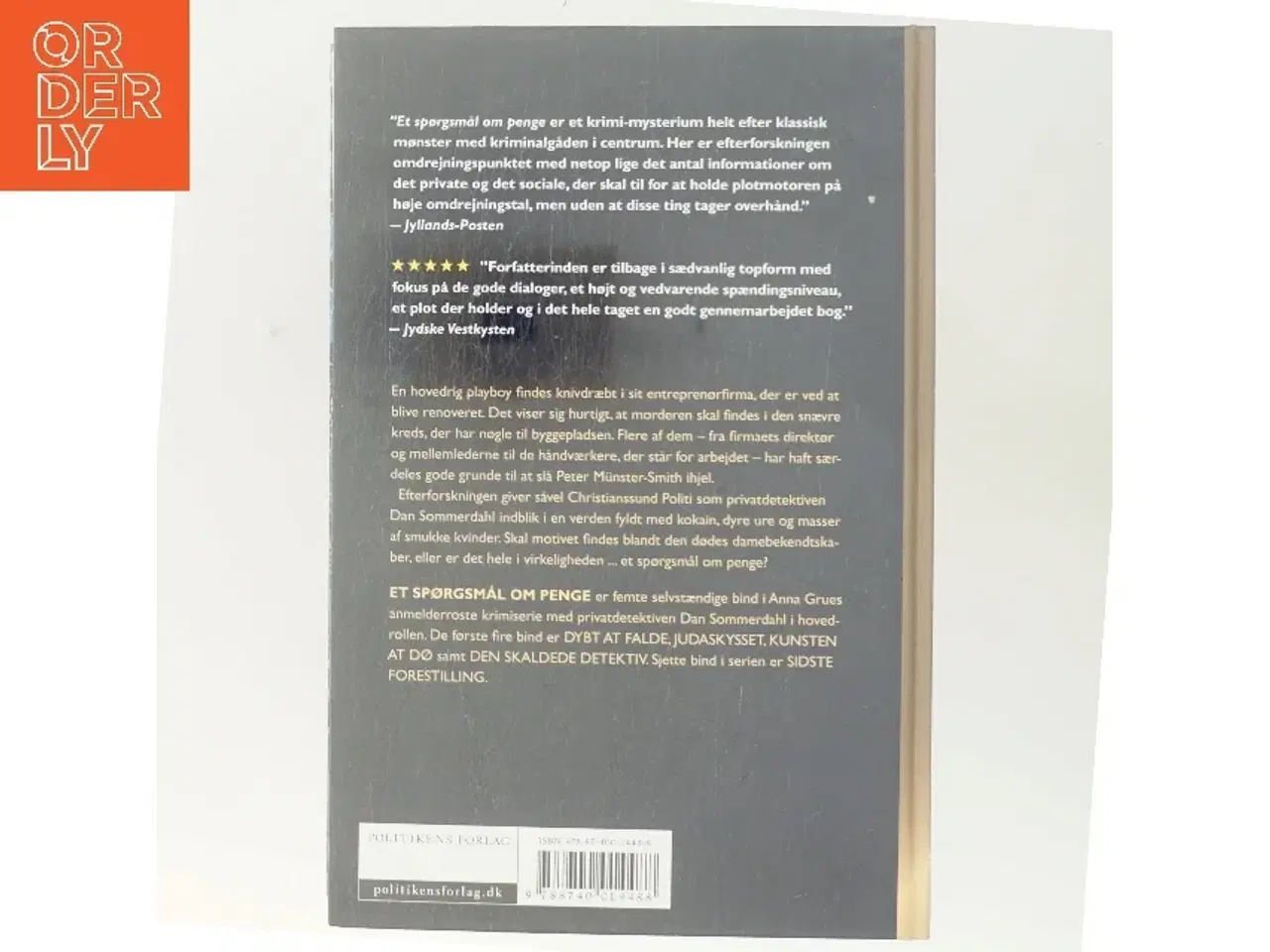 Billede 3 - Et spørgsmål om penge af Anna Grue (Bog)