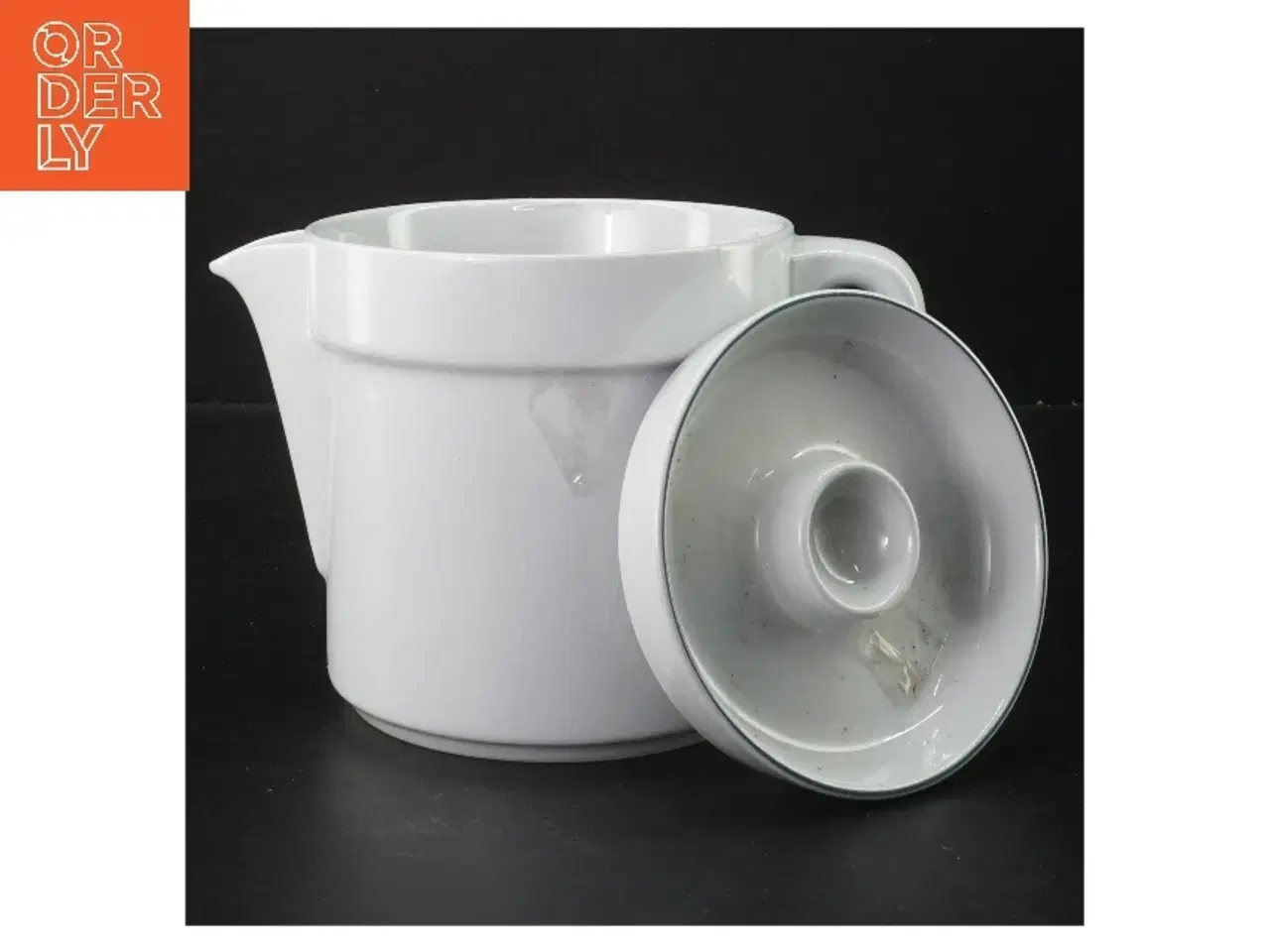 Billede 2 - Porcelæn tekande fra blå kant(str. 12,5 cm) fra aluminia