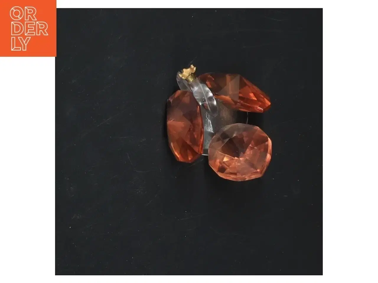 Billede 2 - Krystal svane figur (str. 7x6 cm)