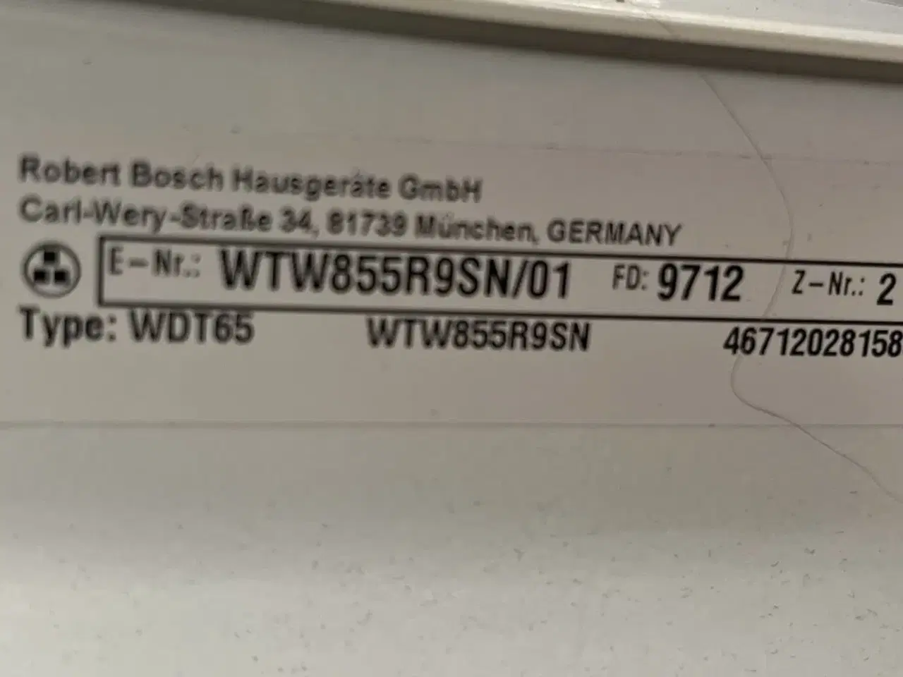 Billede 5 - Tørretumbler, brugt  BOSCH