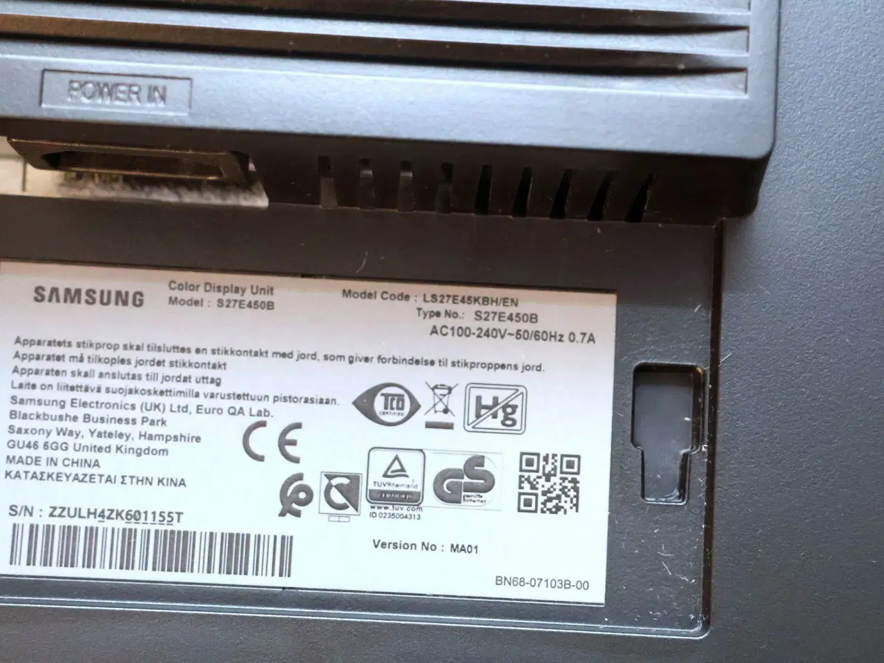 Billede 6 - 27" Samsung S27E450B