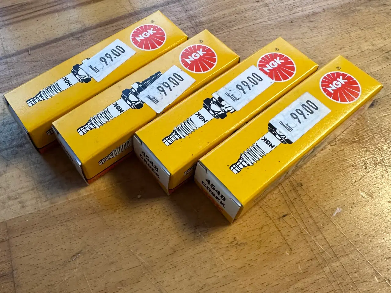 Billede 2 - 4 stk Ngk cr9ek 4548 tændrør