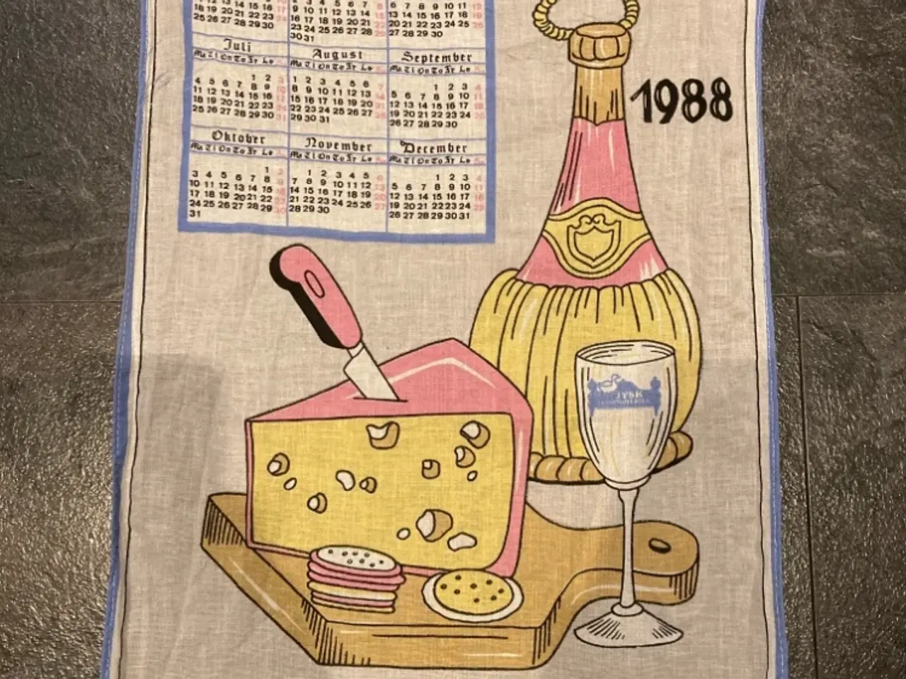Billede 3 - 80’er kalender viskestykker