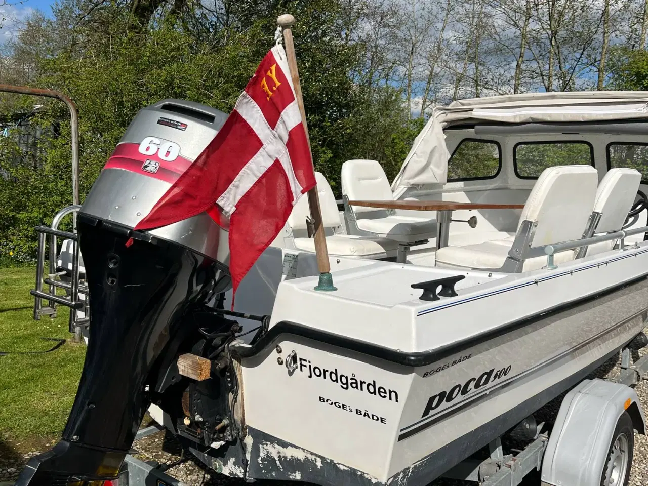 Billede 12 - 16 fod POCA båd med 60hk motor og bådtrailer
